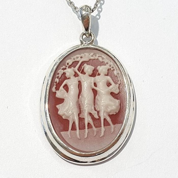 Bluekey Silver925 Cameo Necklace 210515-19n (48356182)