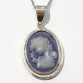 Bluekey Silver925 Cameo Necklace 210515-15 (48356183)