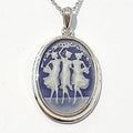 Bluekey Silver925 Cameo Necklace 210515-17n (48356184)