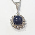 Bluekey AA-class Starsapphire Raw Necklace 210513-09n (48356187)