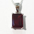 Bluekei A-rank Simple Red Garnet Rough Necklace 210701-06n (49195302)