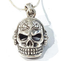 Bluekey silver925 sterling silver pendant 210909-13 skull (7484971A)
