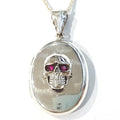 Bluekey silver925 sterling silver pendant 210909-07 skull (7484985A)