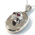 Bluekey Ruby Synthetic Pendant 220108-19 Lid Opened Hole (8014480A)