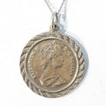 Bluekey silver pendant 220108-08 Yellow Emperor coin (8014495A)