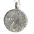 Bluekey silver pendant 220108-10 coin face (8014496A)