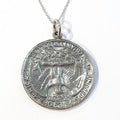 Bluekey silver 8014497A coin pendant 220108-04
