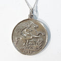Bluekey silver pendant 220108-09 Imperial Coin (8014498A)