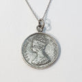 Bluekey silver coin pendant 220108-01 two-sided coin (8014507A)