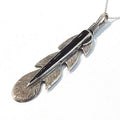 Bluekey silver sterling pendant 220107-15 black epoxy (8014515A)
