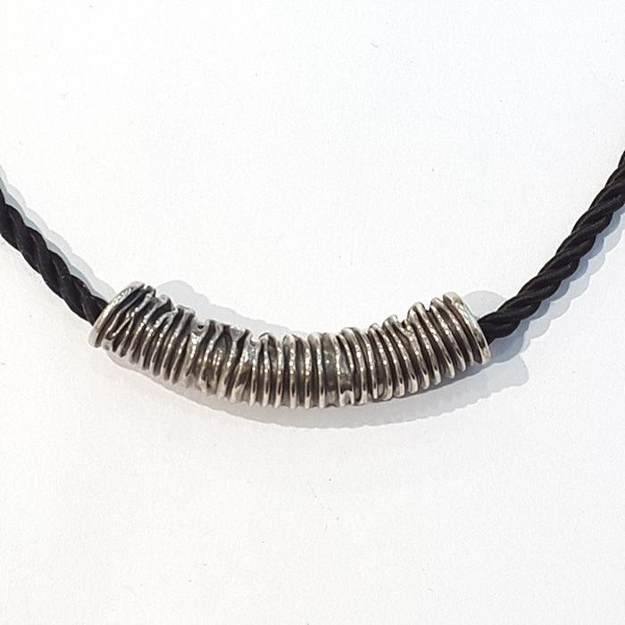 Bluekey silver pendant 220107-04 wrinkle (8014545A)
