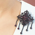 Bluekey Ruby Gem Brooch 221202-02 July Birthstone (9312106A)
