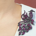 Bluekey Ruby Raw Brooch 221202-04 July Birthstone Worked (9312108A)