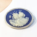 BlueKe Silver925 Cameo Brooch 230305-01 Woman Figure (9747360A)