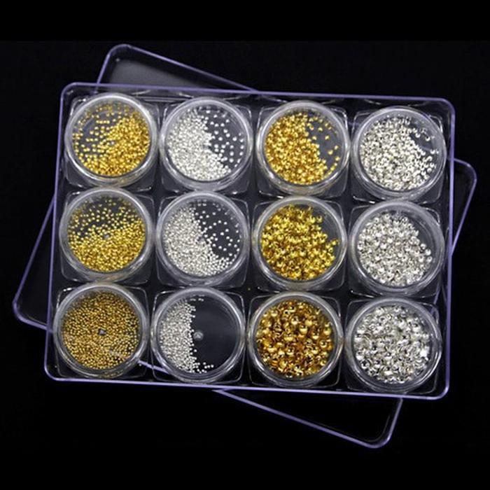 Nailnara Large Semi-chip 12 Pieces Set (2111944A)