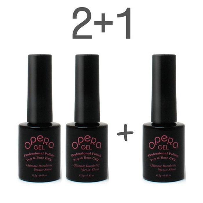 Nailna OpeRa Gel Polish Opera Top Base 2+1 (2224486A)