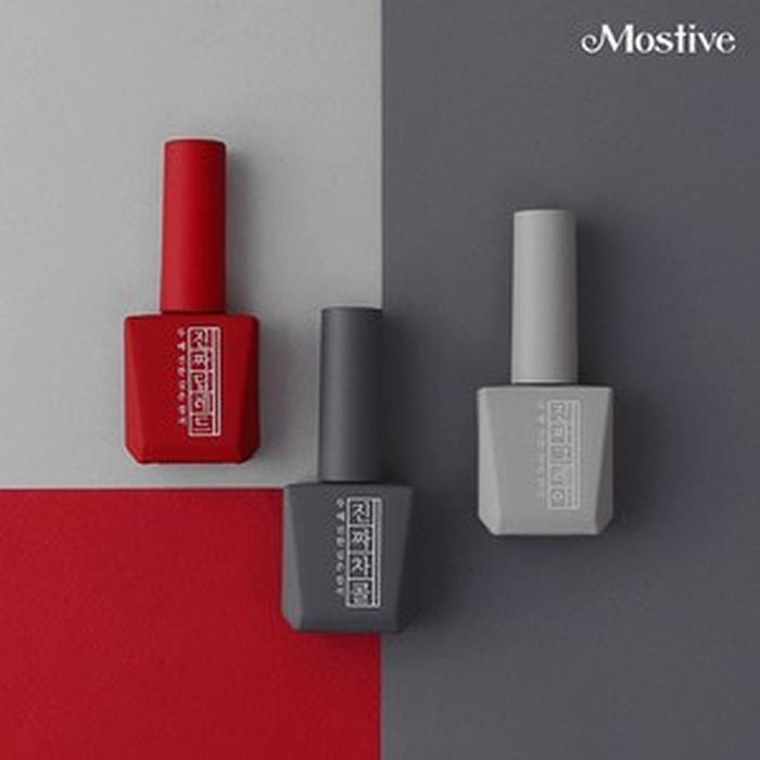 Neilonna MOSTIVE True Series SET 12ml (Deep Red/Charcoal/Gray) (6290804A)