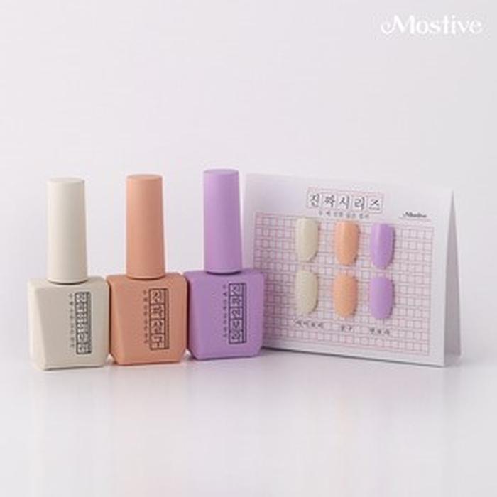 Nailnara MOSTIVE True Series SET 12ml (Ivory/Peach/Alice Blue) (6486246A)