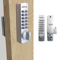 JaeKeePong Digital Door Lock Sliding and Hinged, Non-Locking, Silver P-700 Japan