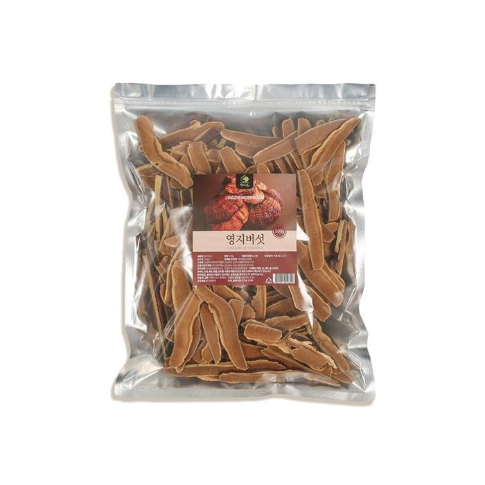Korean Domestic Product Reishi Mushroom Ganoderma Lucidum Dried 500g 1 pc