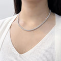 Opalhouse 925 Silver 3mm Cubic Tennis Necklace OPGEN9101 (17975710A)