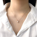 OpalHouse 925Silver Ribbon Pearl Necklace OPQUN5385 (28546227A)