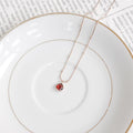 OpalHouse 925Silver Garnet Waterdrop Necklace OPNBN14204 (43617656A)