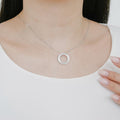 Opalhouse 925Silver All Cubic Wave Necklace OPMUN13448 (44010535A)