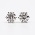 OpalHouse 925 Silver 1 Carat Moissanite Simple Earrings OPQUE5010 (48921771)