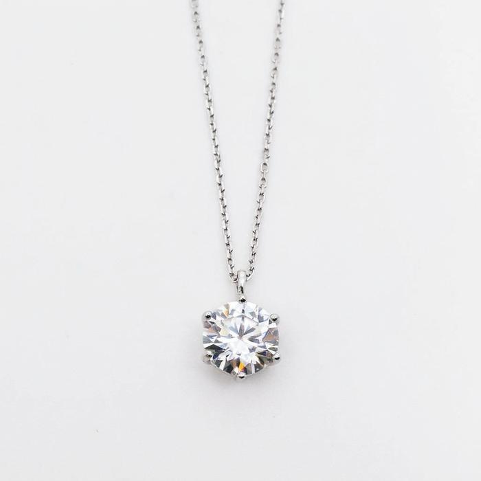 Opalhouse 925 Silver 2Carat Moissanite Necklace OPQUN5011 (48921774)