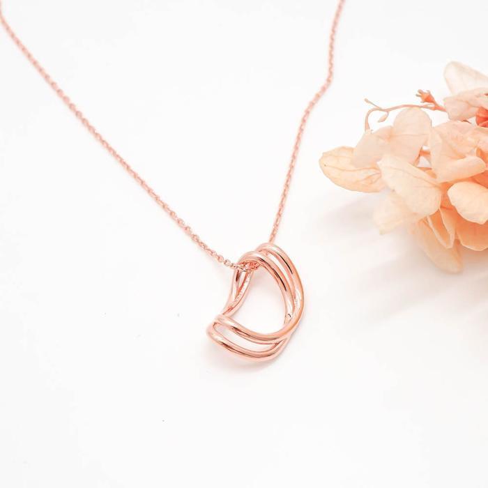 Opalhouse 925 Silver Initial D Necklace OPQUN521 (6330635A)