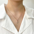 Opalhouse 925 Silver Smile Purple Cubic Zirconia Necklace OPHEN171 (7901117A)