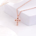 Opalhouse 925 Silver Mignon Cross Necklace OPQUN5948 (8024406A)