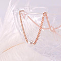 Opalhouse 925Silver Curved Chain Pearl Choker OPHEN1486 (8058683A)