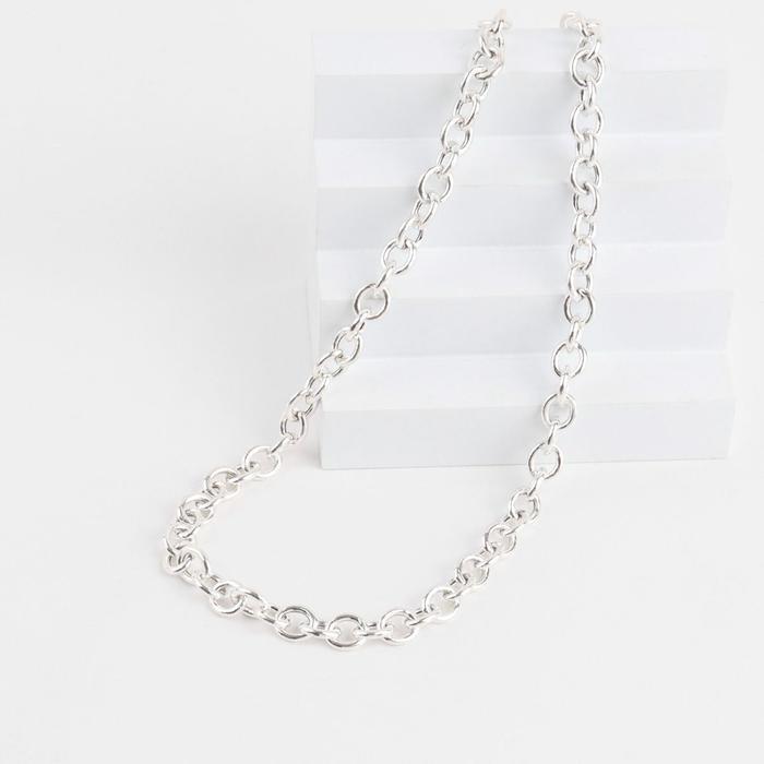 Pretty chain silver necklace (16008119A)