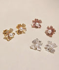 Pretty pearl silver flower hair accessory (28277242A)