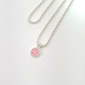 Pretty pink cherry blossom necklace (8575195A)