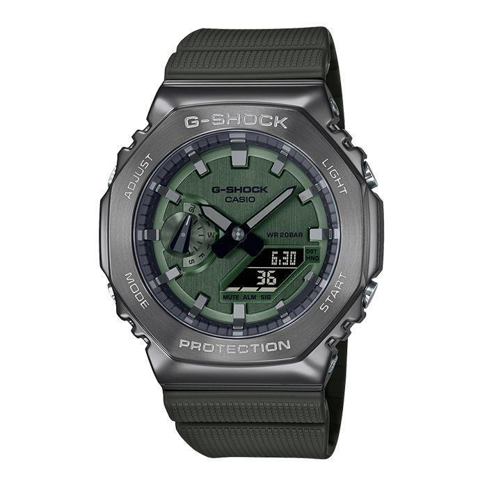 G-SHOCK GM-2100 Series Green Water Resistant Sports Watch GM-2100B-3A (8468167B)