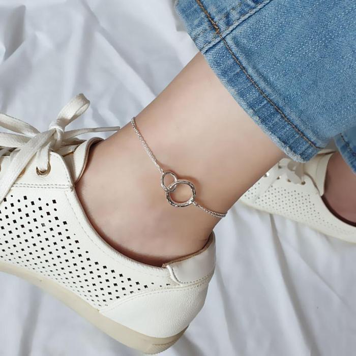 Womens Circle Outing Occasion Look Classic Mood SS Anklet (49379020)