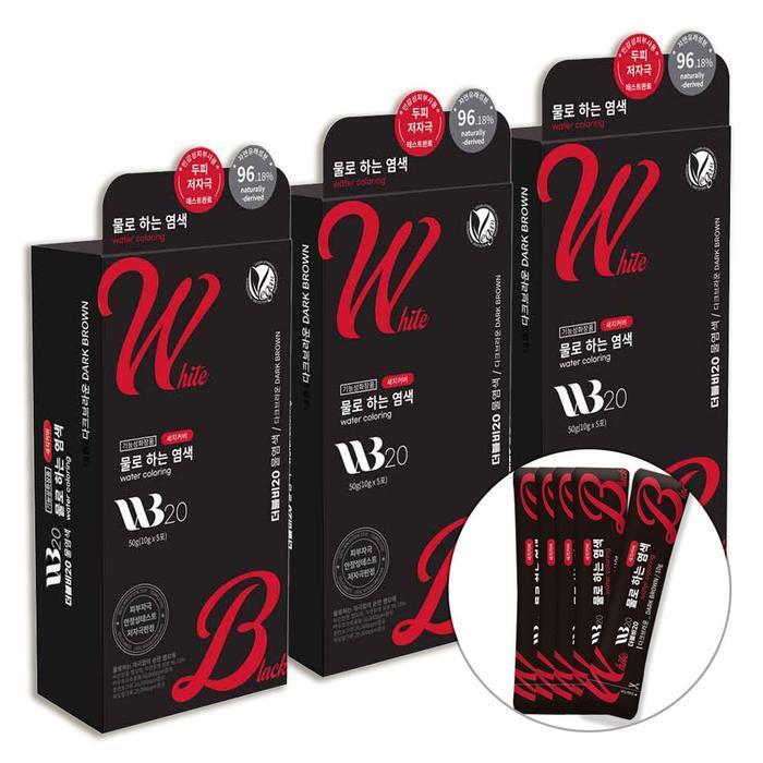 Goodsool New Hair Covering Assioncia Yeast Beer Dye Dark Brown 3 Pack (19718432A)