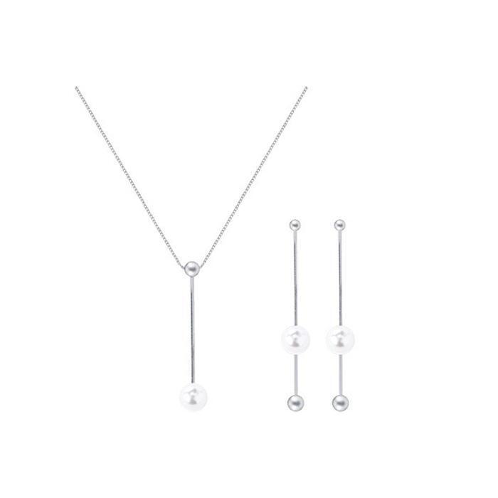 John SCC N+E Silver Pearl Set (1896475A)