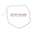 JohnSCC Silver 3mm Ball Bracelet (41989079A)