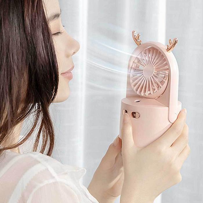 Viwing Charging Fan Humidifier Mini Portable (24619559A)
