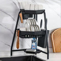 VW Corporation 3Drawer Sink Shelf (Black)