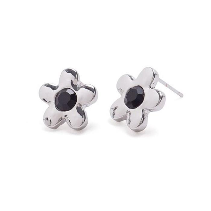 V Y Co., Ltd. [JHQRGPQZ4B]SE055 925Silver Flower Stud Earrings (24766895A)