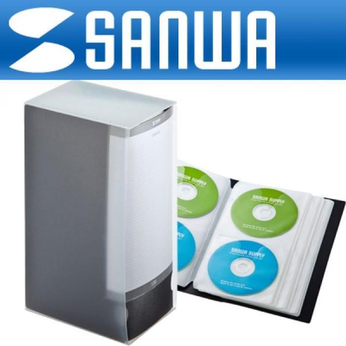 SANWA CD DVD case (120 sheets black) (26686491A)