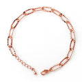 VW Stock Co., Ltd [JHQS8JMI4B] Rose Gold Chain Bling Bracelet (27070663A)