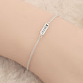 JHP6P28251 Barcode Silver Bracelet (28806163A)