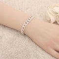 JHP6P28S51 Formal Wear Silver Bracelet (18cm)