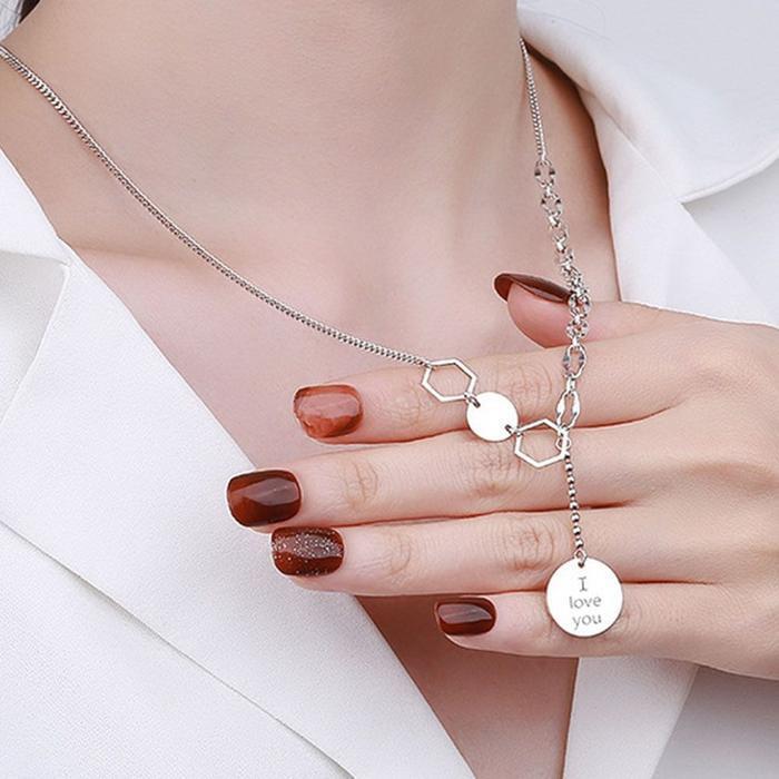 Stock Company V&Y [JHQSV6U051IP]925 Declaration of Love Necklace (28890984A)
